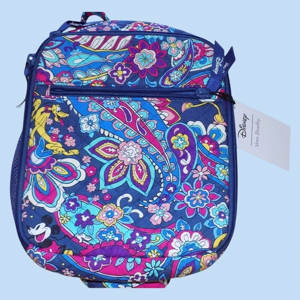Vera Bradley Disney Sensational Six Deluxe Lunch Bunch Bag Box NEW HTF